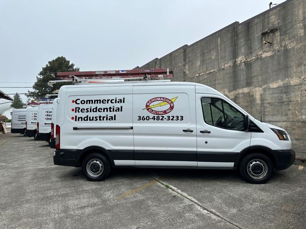 Service Vans — Elma, WA — Schumacher Electric, Inc. Service Vans — Elma, WA — Schumacher Electric, Inc.