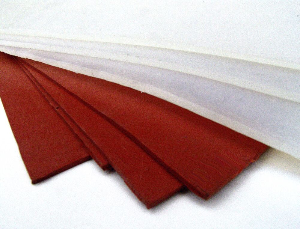Hule Silicón Traslúcido o Rojo