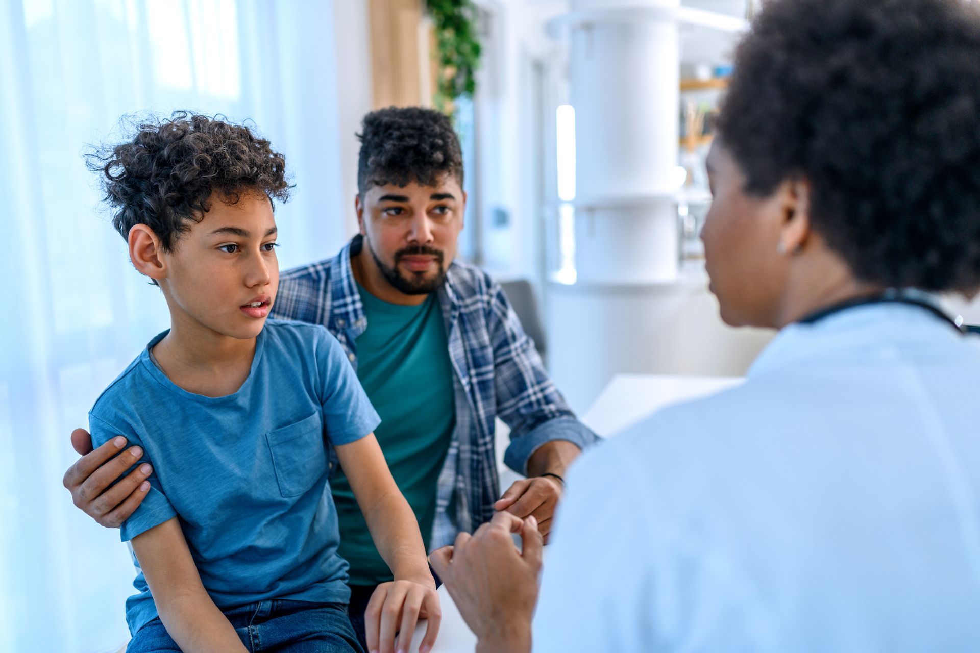 Doctor Visiting Her Patient — Omaha, NE — Williams Family Medicine
