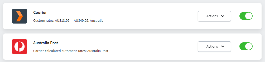 working out your shipping rates