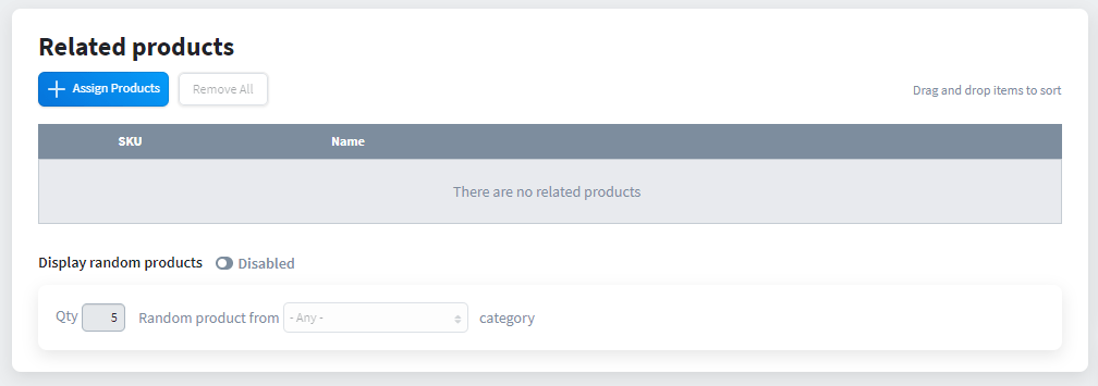 related products