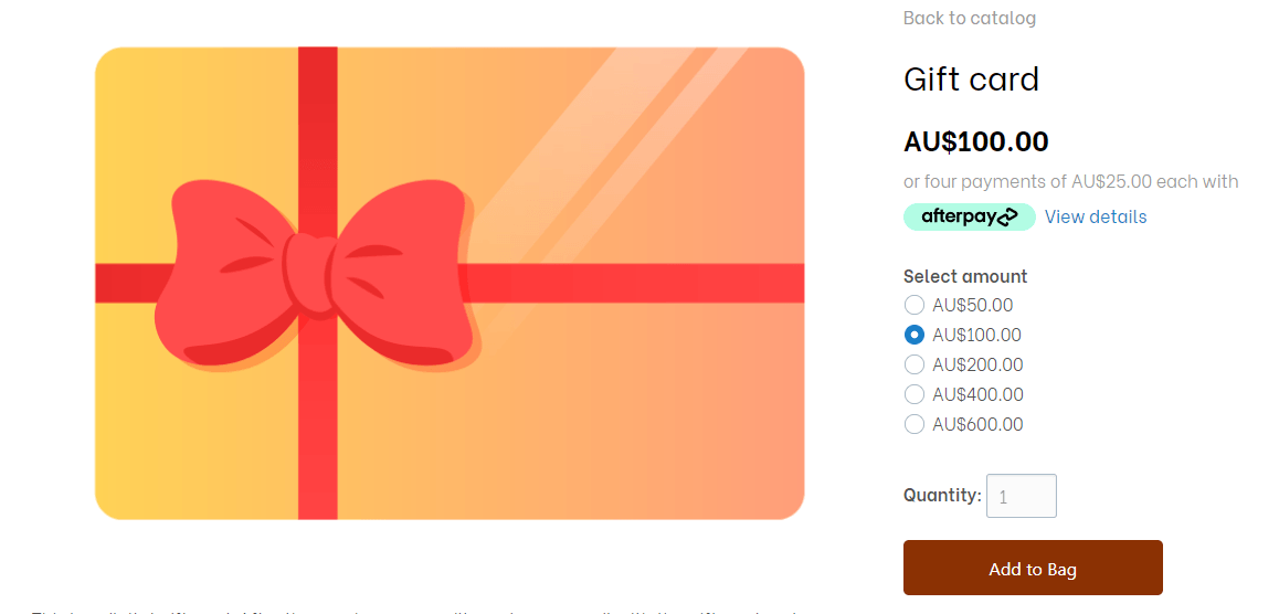 gift cards