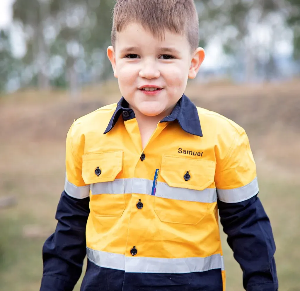 Blue Embroidered Floral Jacket - Quality Work Uniforms South Nowra, NSW