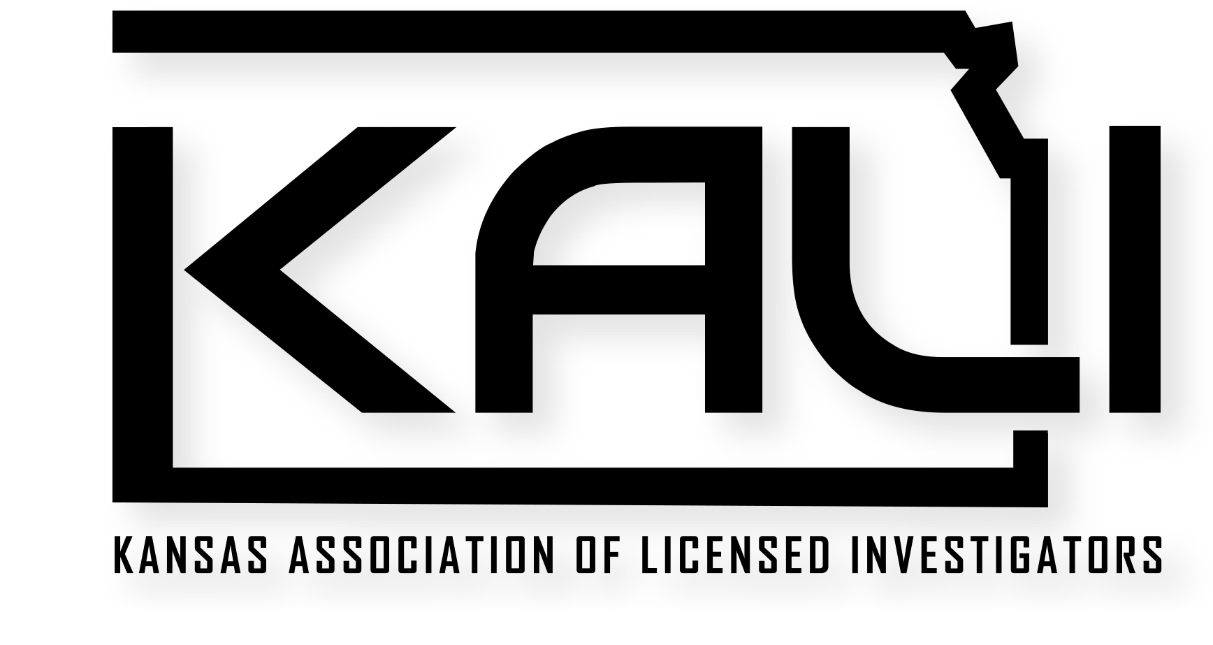 The logo for the kansas association of licensed investigators