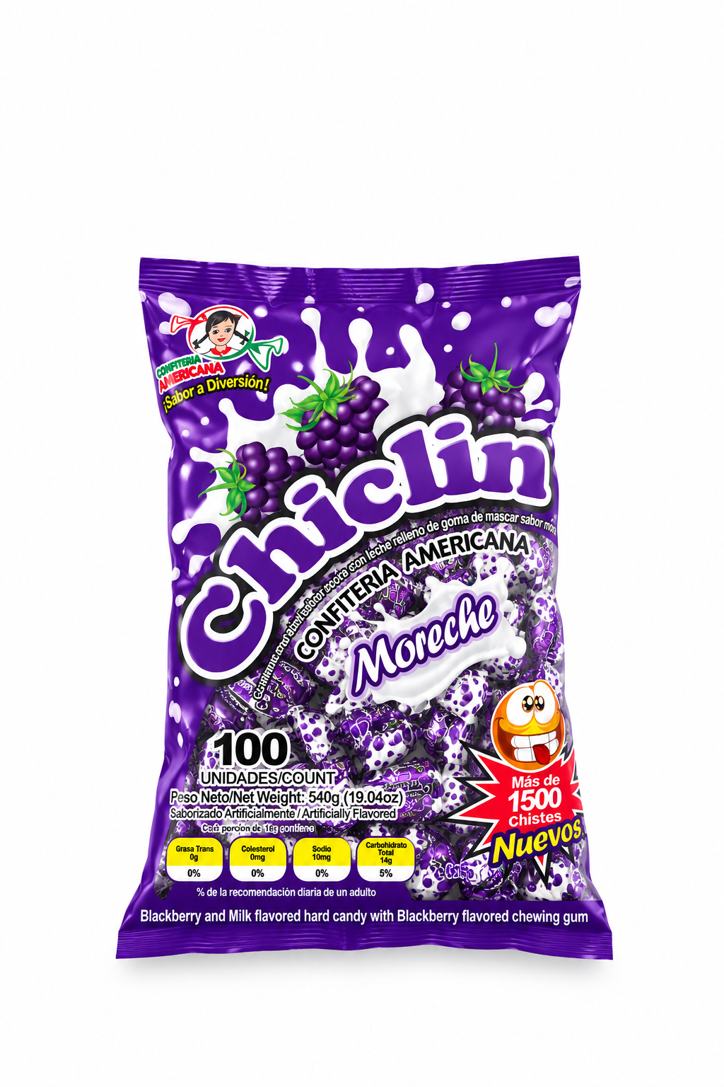 CARAMELOS CHICLIN MORECHE 540 G