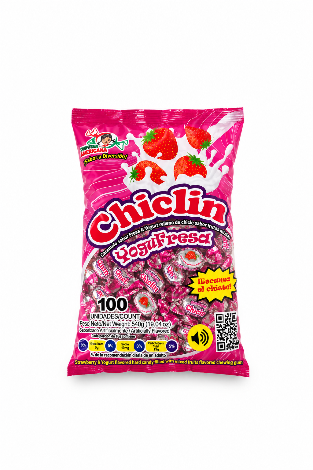 CARAMELOS CHICLIN YOGUFRESA 540G