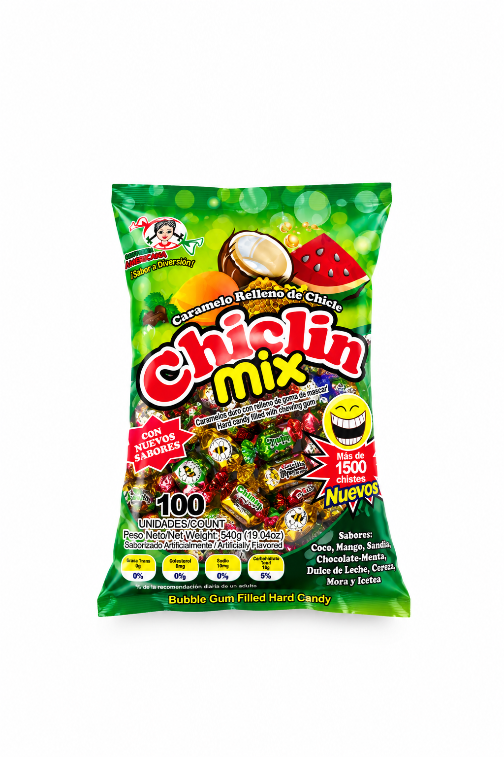 CARAMELOS CHICLIN MIX 540 G