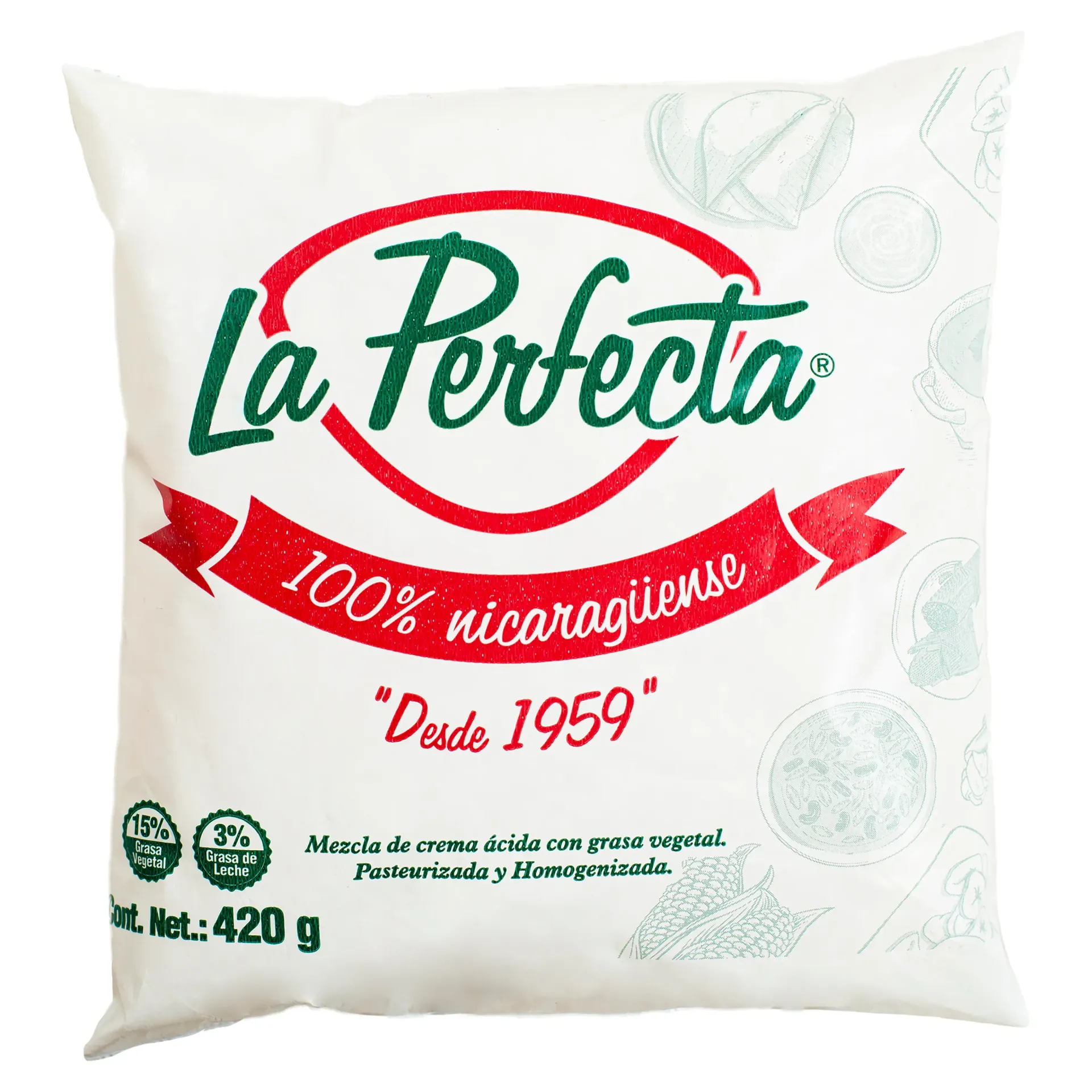 CREMA ACIDA LA PERFECTA 420 G