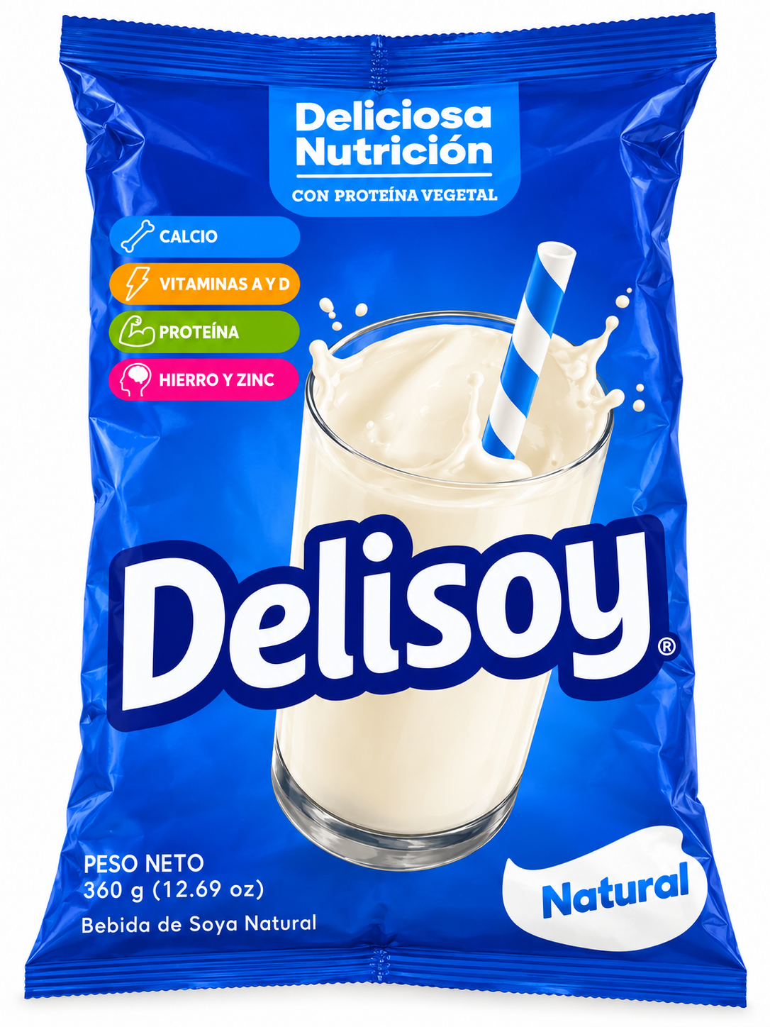 LECHE DELISOYA NATURAL 360 G