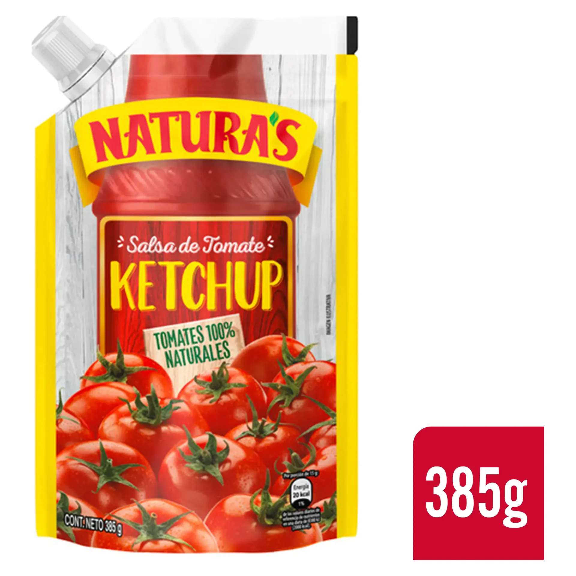 NATURAS KETCHUP 385 G