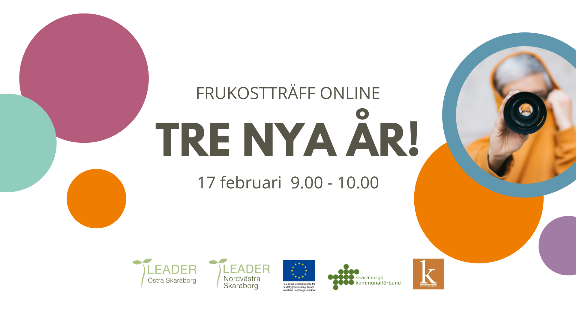 TRE NYA ÅR! FRUKOSTTRÄFF ONLINE