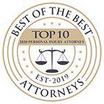 Best of the best top 10 personal injury attorneys logo