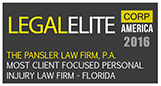 The Pansler Law Firm, P.A. is the most client-focused personal injury law firm in Florida.