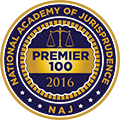 The National Academy of Jurisprudence Premier 100 in 2016.