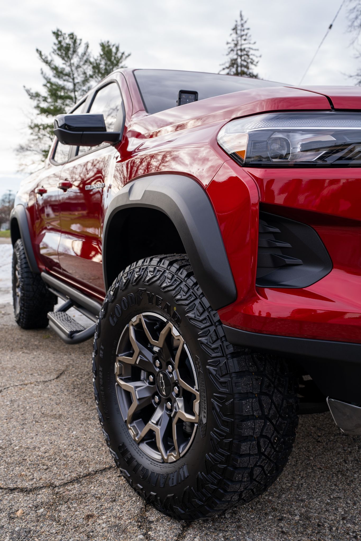 red pick up