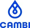 Blue CAMBI logo with a water droplet icon above the word “CAMBI”