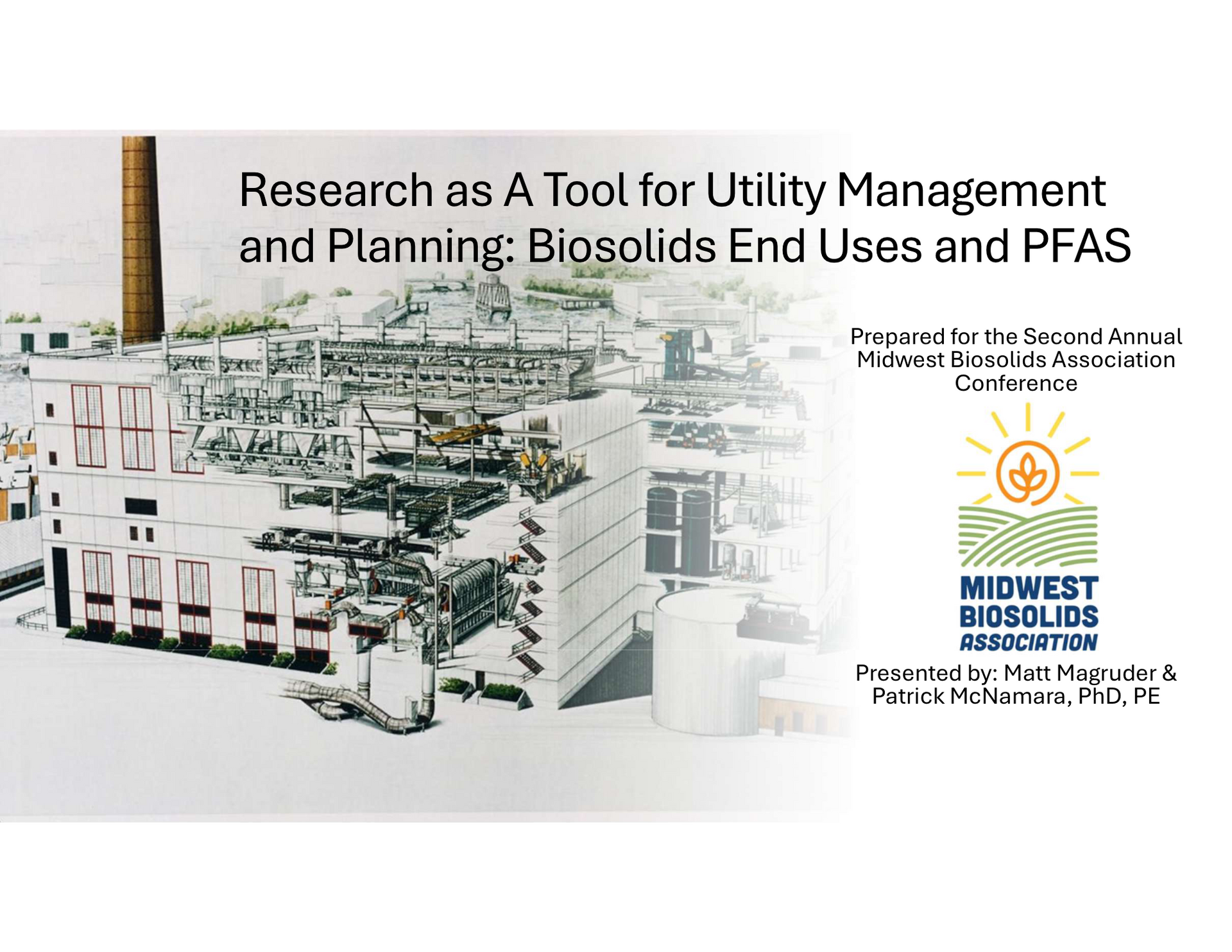 Cover titled “Research as a Tool for Utility Management and Planning: Biosolids End Uses and PFAS”