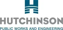 Hutchinson Public Works and Engineering logo in teal and gray