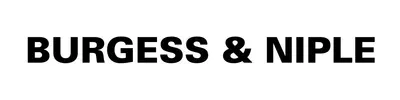 Black bold text reading “BURGESS & NIPLE” on a white background