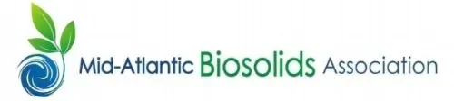 Mid-Atlantic Biosolids Association logo with green leaves and blue circular water icon