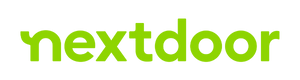 Nextdoor logo in green font.