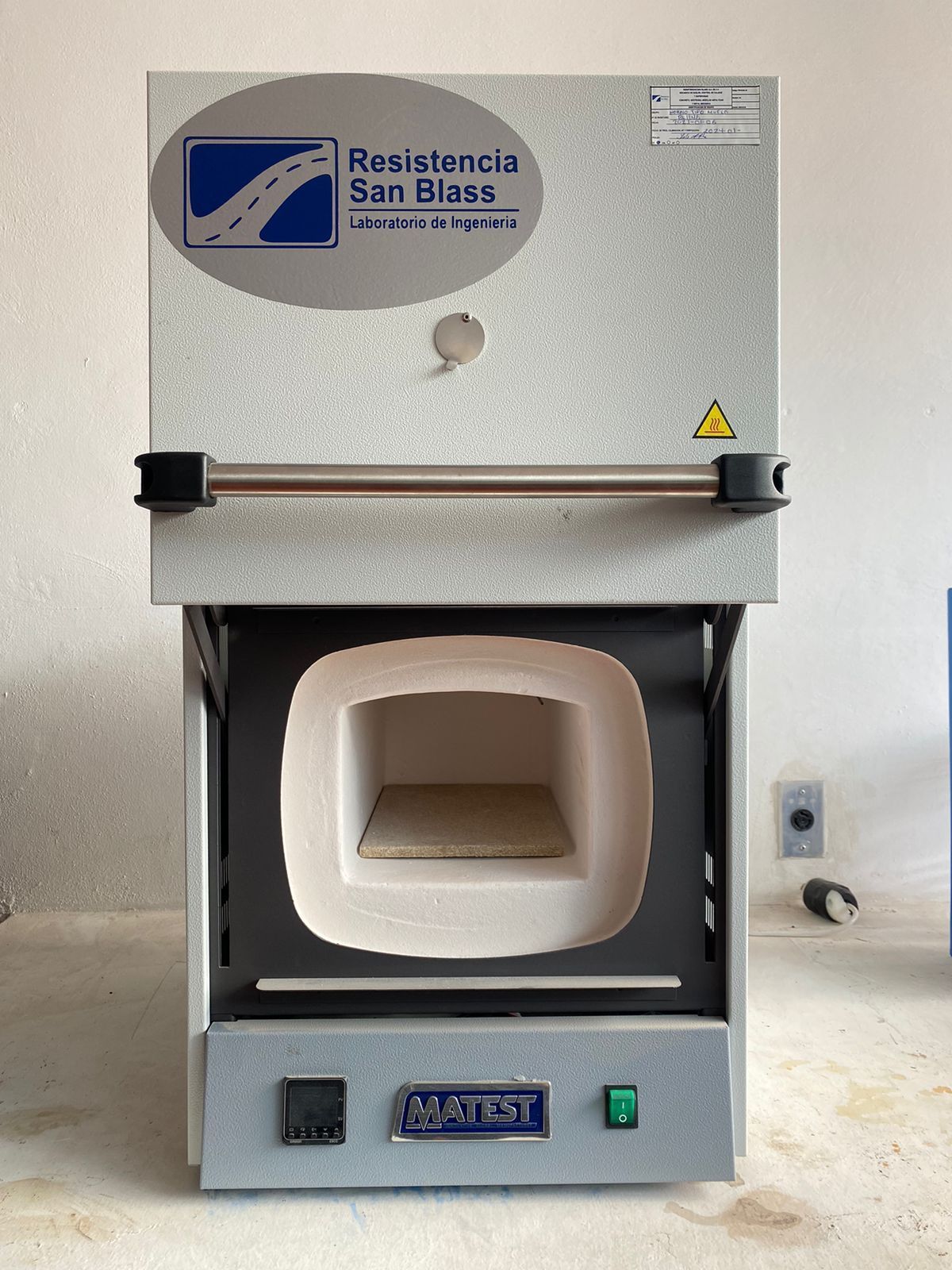 RESISTENCIA SAN BLASS - Horno tipo mufla RESISTENCIA SAN BLASS - Horno tipo mufla