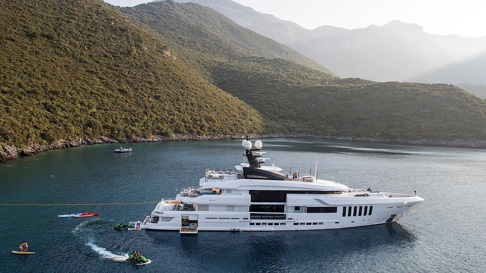 M/Y OURANOS SPOTTED IN KEFALONIA GREECE