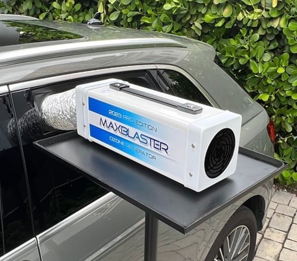 Ozone generator device labeled