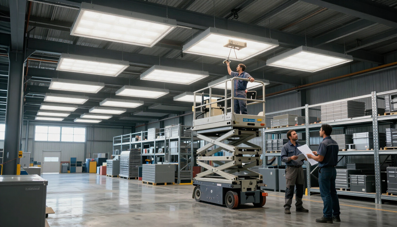 Modernización de iluminación LED en nave industrial