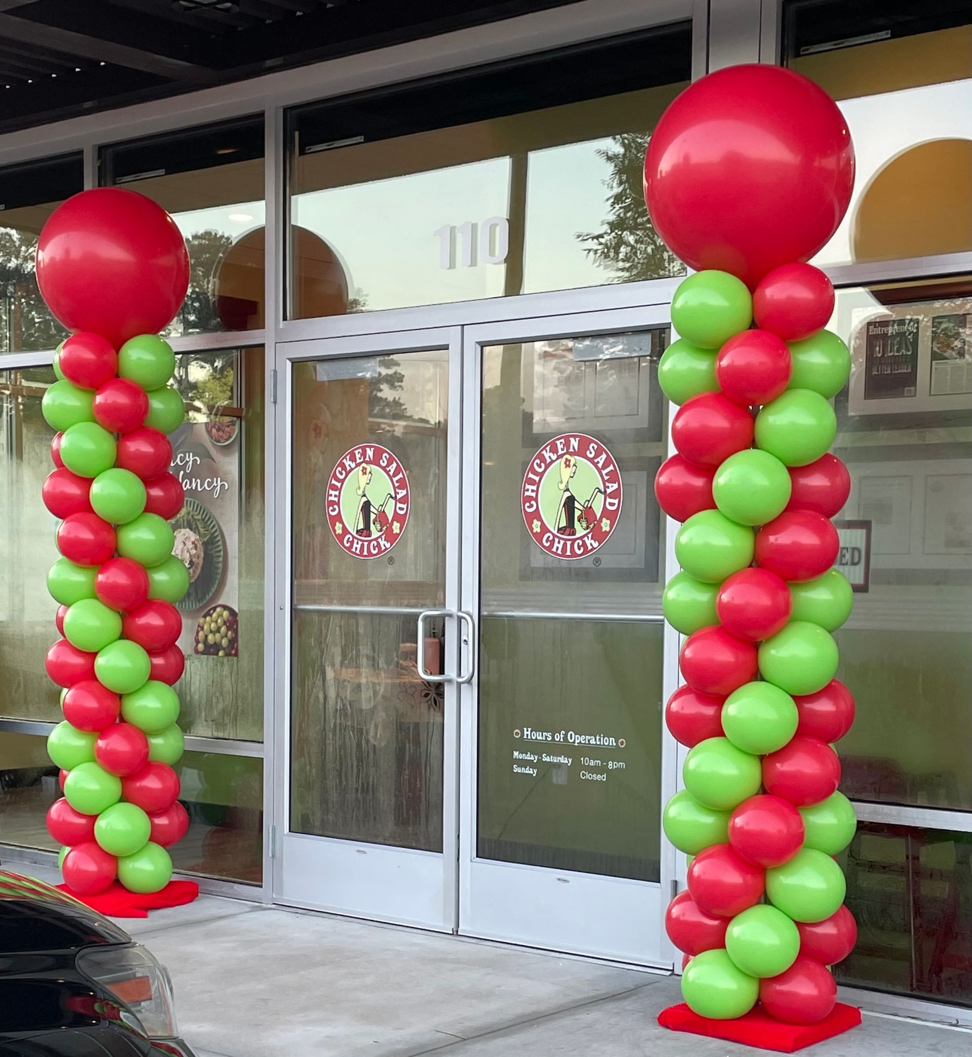 Classic balloon columns - grand openning