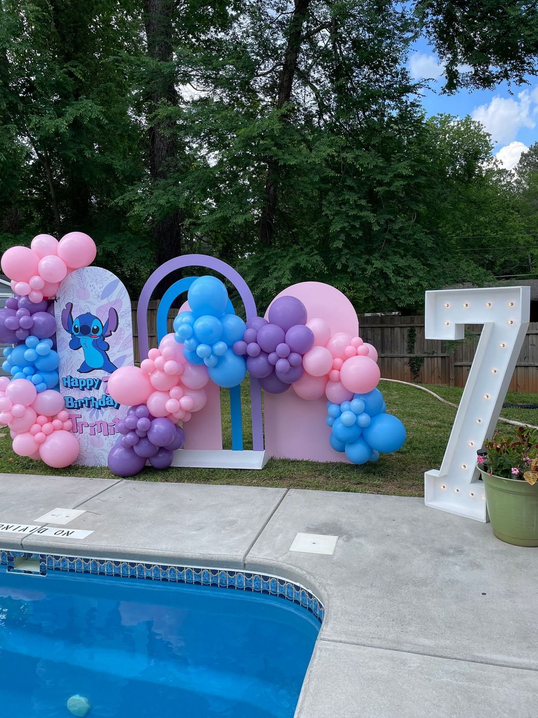Birthday backdrops