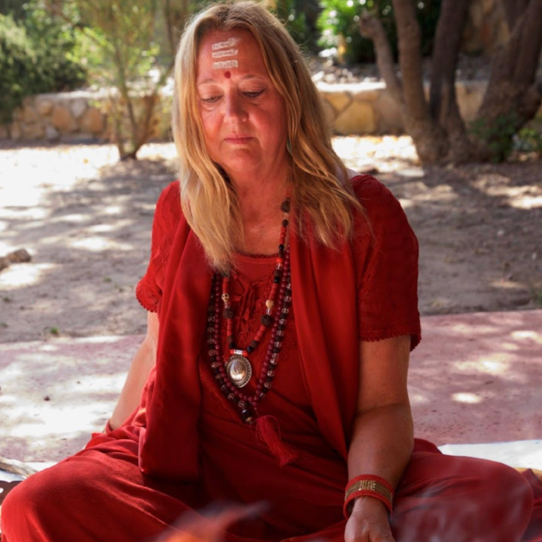 Member of Enlightened Life Temple performing a ceremony