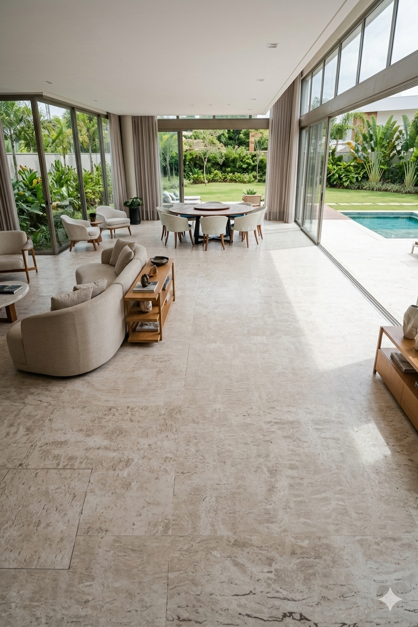 Travertino Levigado - Piso
