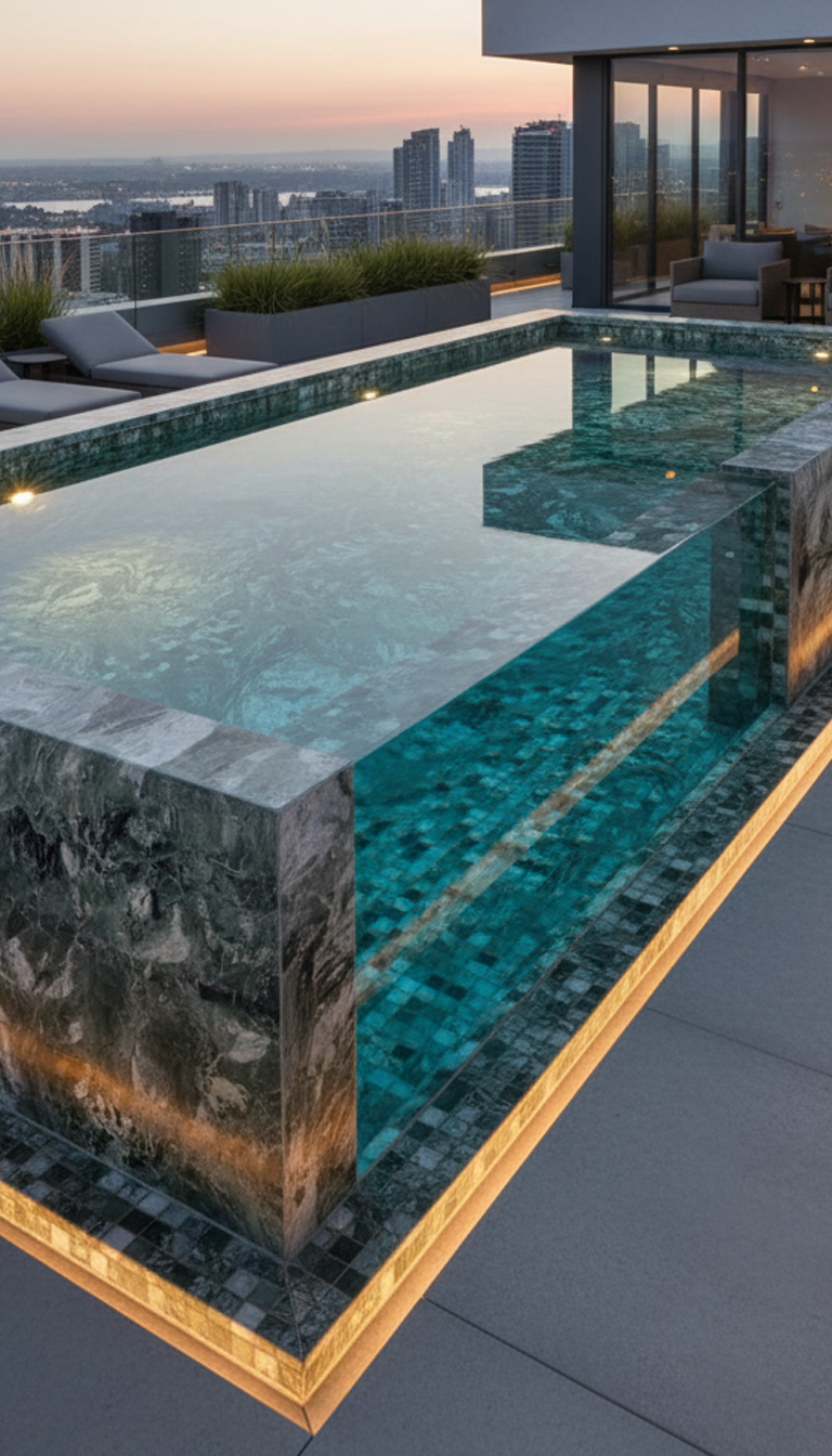 pedra sete mares piscina