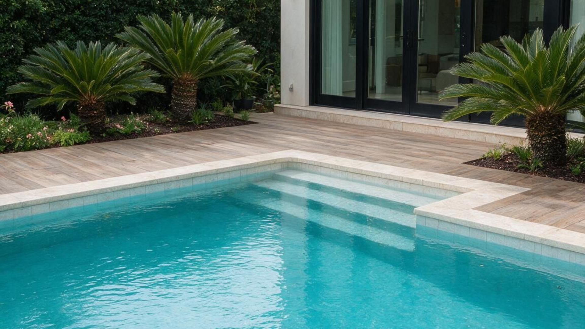 pedra água marinha, água marinha revestimento, revestimento para piscina, pedra para piscina, revestimento natural branco, pastilha de pedra natural para piscina, pedra que deixa água azul, revestimento interno de piscina, piscina com pedra natural, pedra cristalina branca