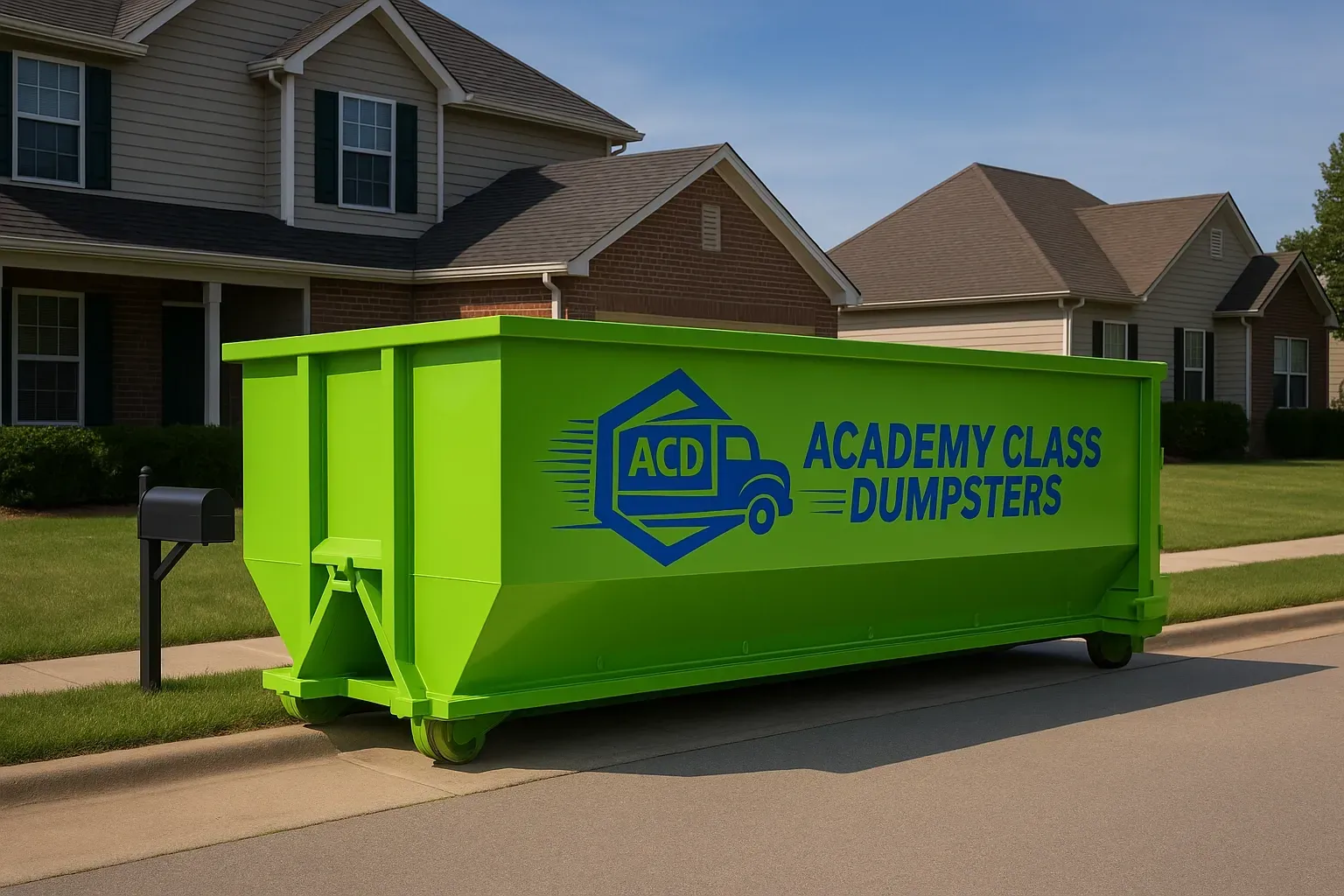 A graphic showing how to rent from swift dumpsters.