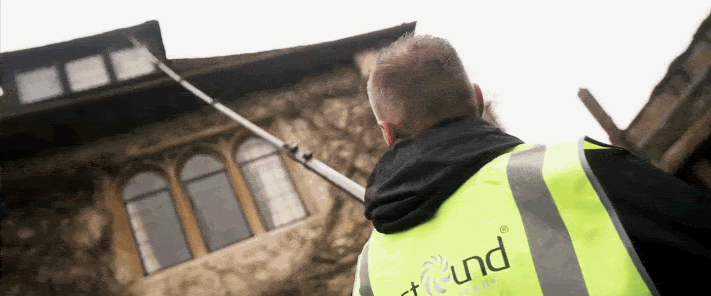 High access window cleaning in Brighton