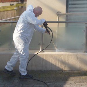 residential wall & pressure washing + Sussex