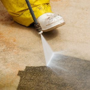 residential driveway pressure washing + Sussex
