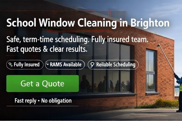 School window cleaning in Brighton