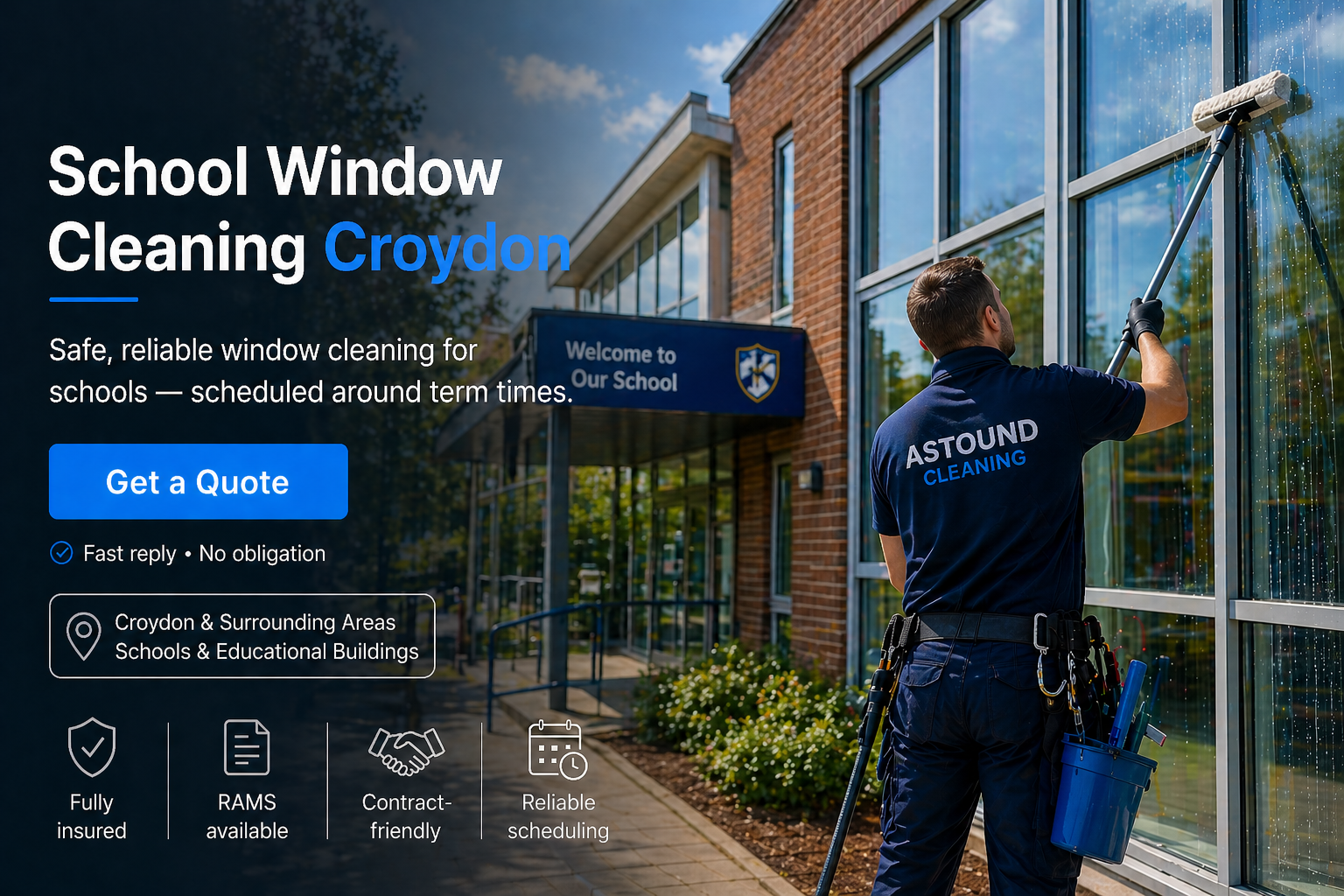 School window cleaning in Croydon