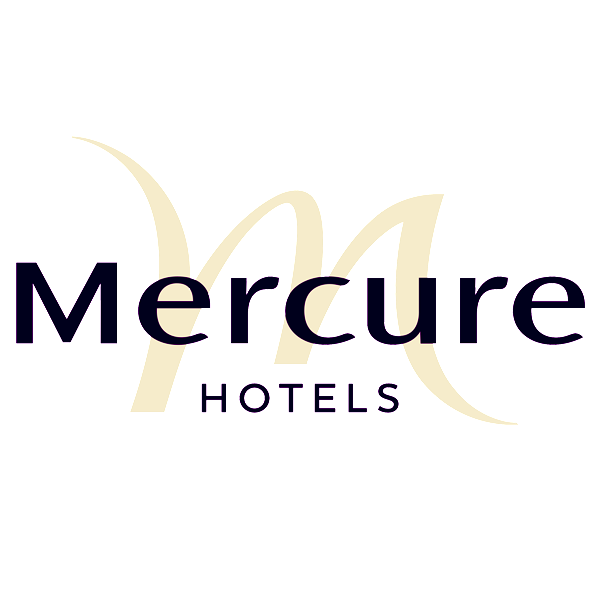 Mercure Hotels logo: black text