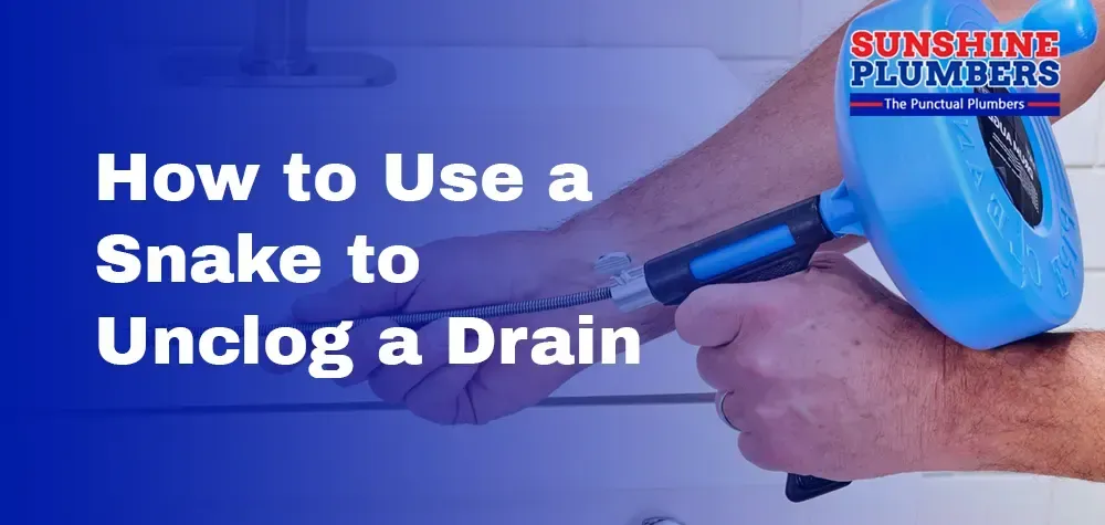 How to Use a Snake to Unclog a Drain