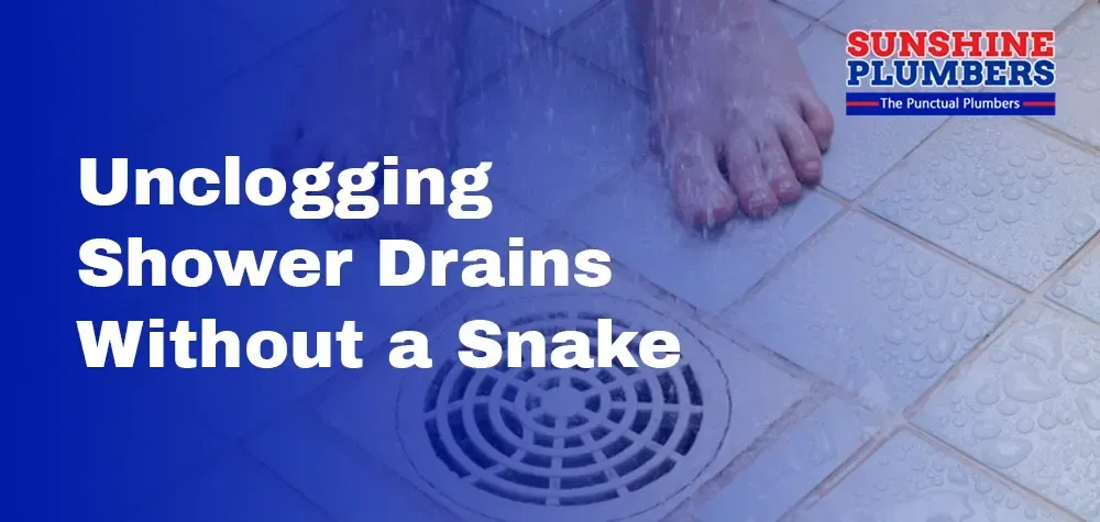 Keeping the Flow: Unclogging Shower Drains Without a Snake