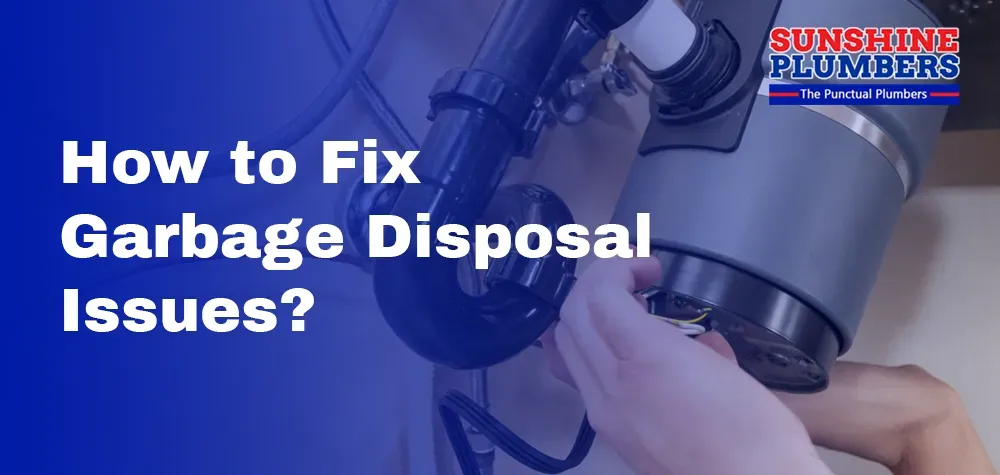 How to Fix Garbage Disposal Issues?