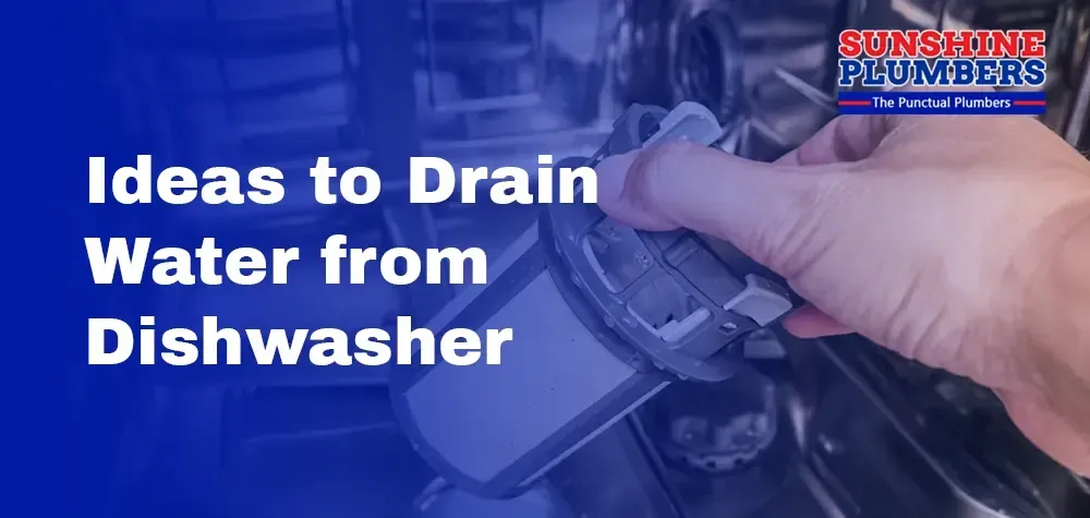 Ideas to Drain Water from Dishwasher Properly