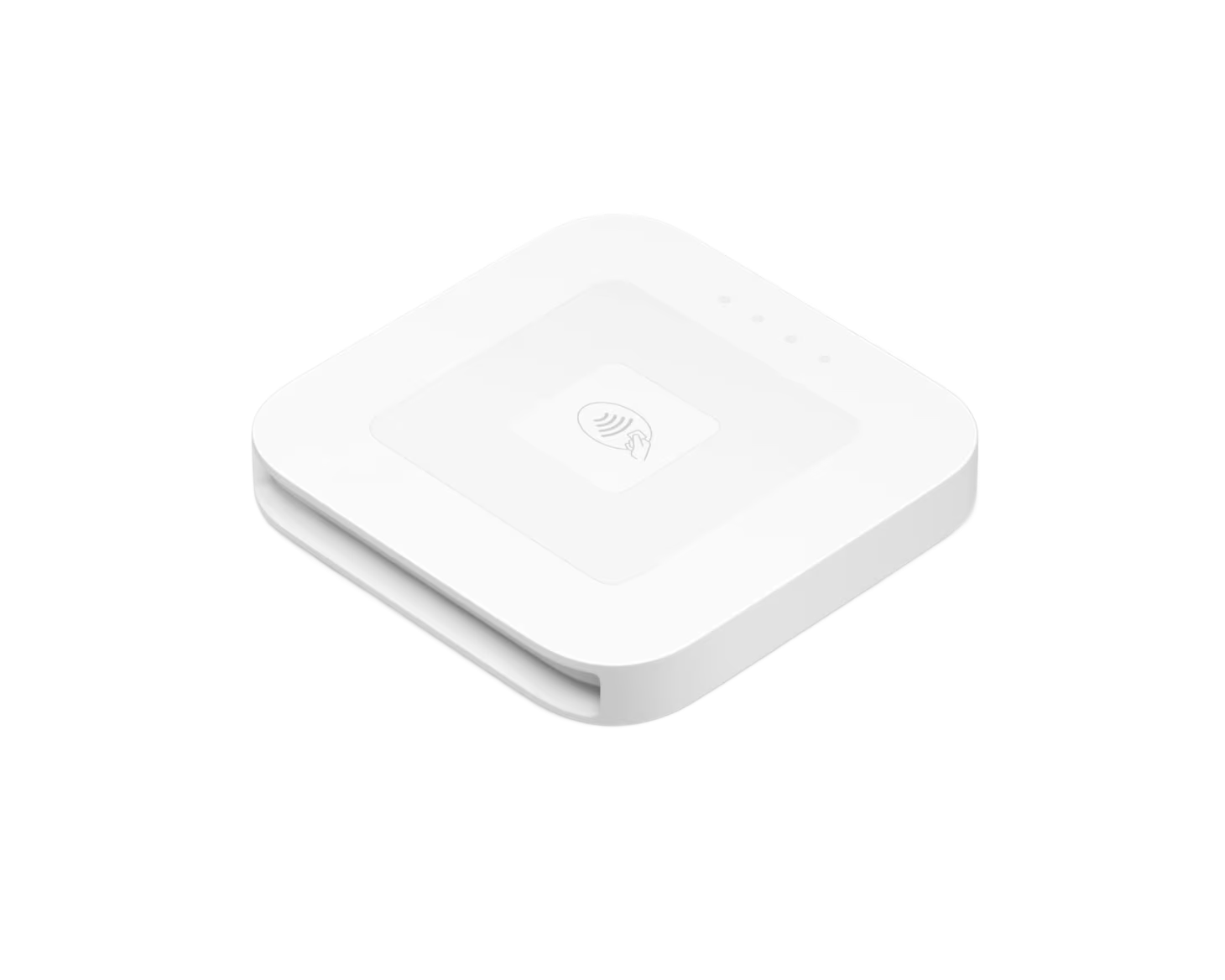 White Square Reader for processing payments.