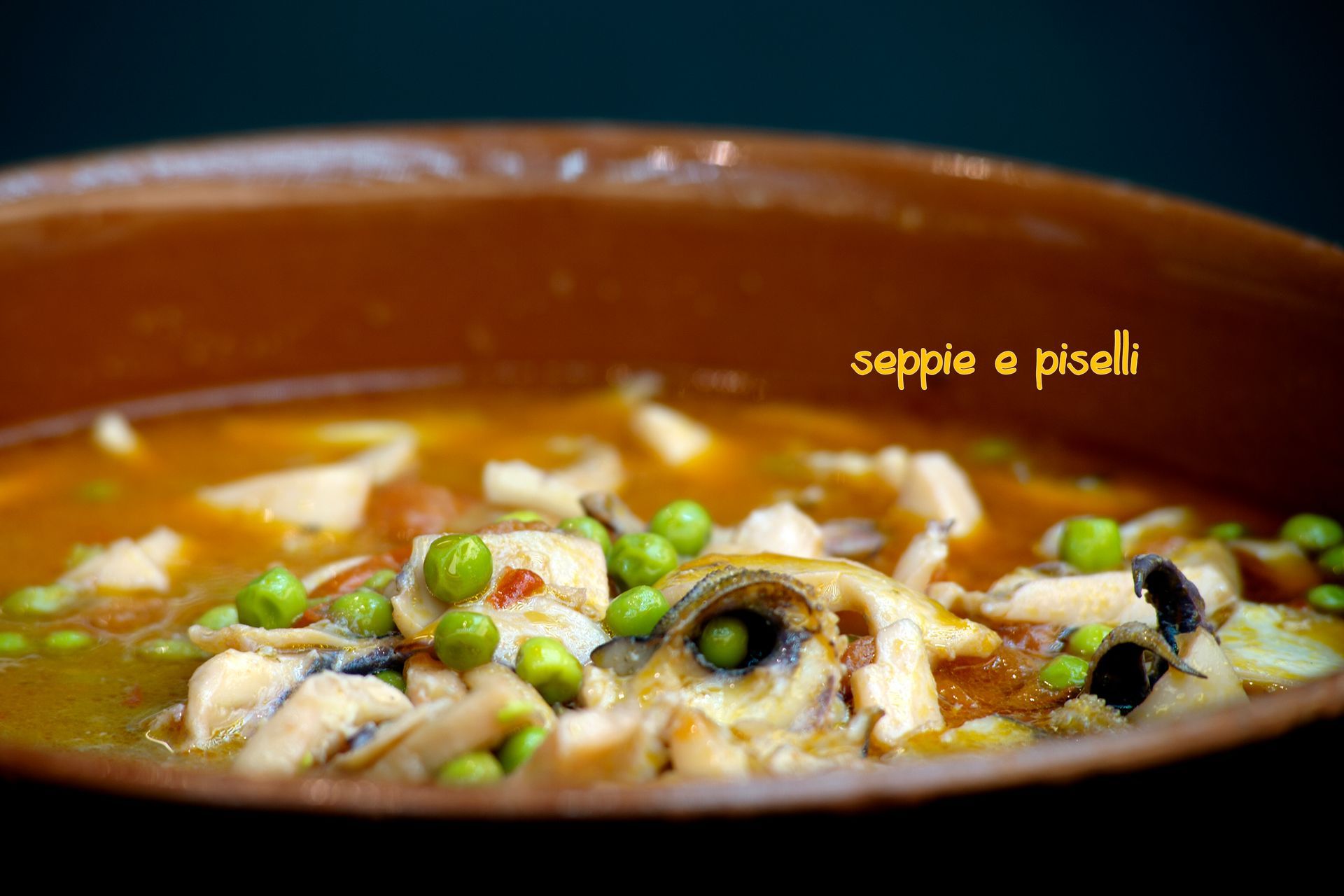 seppie e piselli