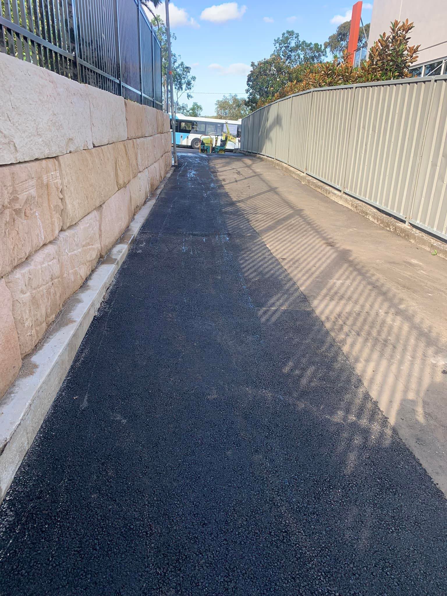 There is a Fence Along the Side of the Road — JP Civilworx Pty Ltd in Wyong, NSW