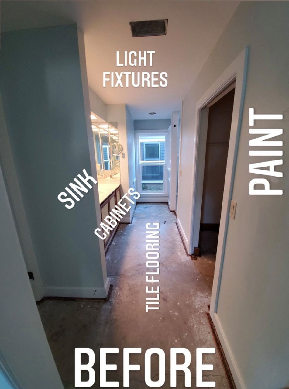 Bathroom renovation 